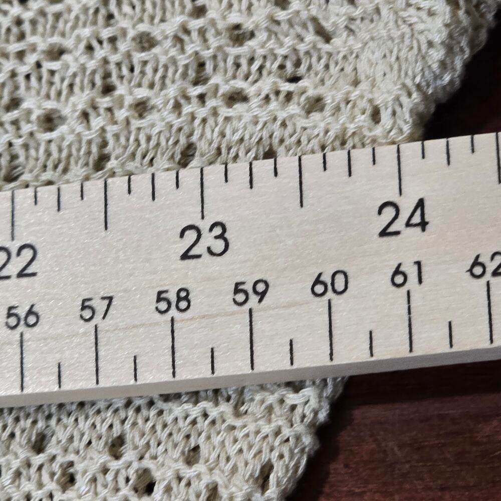 Fashion Nova Elena Crochet Maxi Dress┃ Cream Brown 2X ┃Boho Vintage Style - Picture 8 of 10